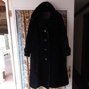 Ultra Seal faux fur A-line coat vintage